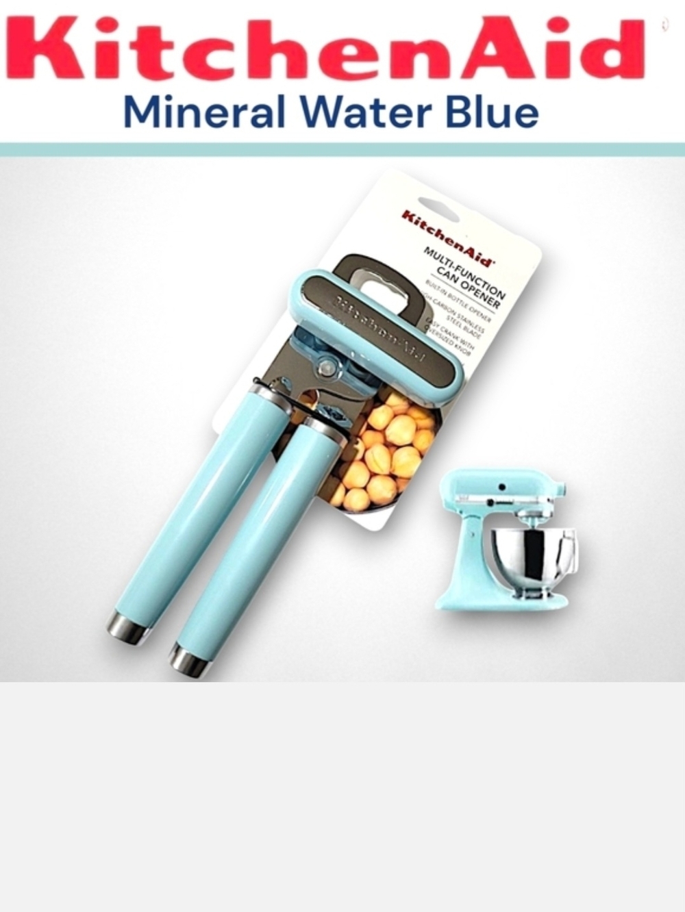 KitchenAid Mineral Water Blue Multi-Function Can Opener